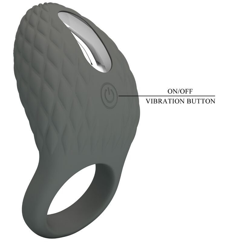 PRETTY LOVE - ANNEAU VIBRANT HELOISE MÉMOIRE GRIS